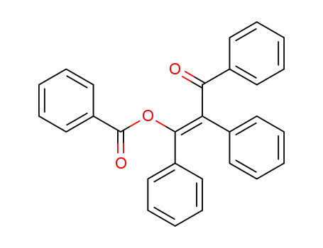 1<i>c</i>-benzoyloxy-1<i>t</i>.2.3-triphenyl-propen-<sup>(1)</sup>-one-<sup>(3)</sup>