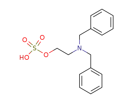 sulfuric acid mono-(2-dibenzylamino-ethyl ester)
