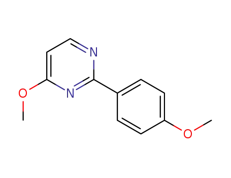 Molecular Structure of 1644057-85-1 (4-methoxy-2-(4-methoxyphenyl)pyrimidine)