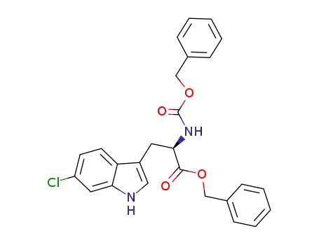 (R)-2-Benzyloxycarbonylamino-3-(6-chloro-1H-indol-3-yl)-propionic acid benzyl ester