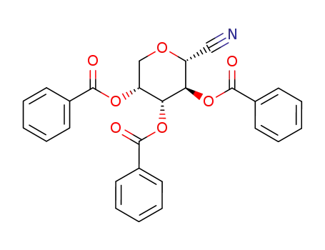 2,3,4-tri-O-benzoyl-α-D-arabinopyranosyl cyanide