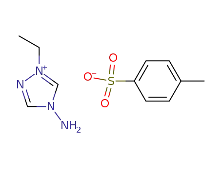 Molecular Structure of 114274-11-2 (Toluene-4-sulfonate4-amino-1-ethyl-4H-[1,2,4]triazol-1-ium;)