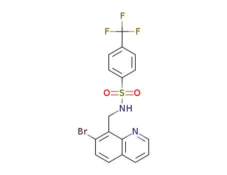 N-((7-bromoquinolin-8-yl)methyl)-4-(trifluoromethyl)benzenesulfonamide