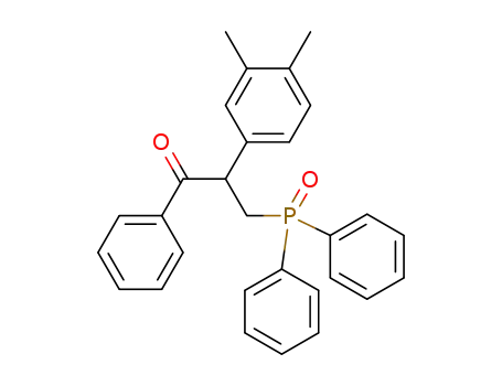 2-(3,4-dimethylphenyl)-3-(diphenylphosphoryl)-1-phenylpropan-1-one