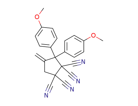 3,3-Bis-(4-methoxy-phenyl)-4-methylene-cyclopentane-1,1,2,2-tetracarbonitrile
