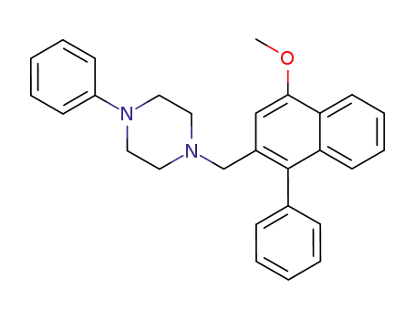 4-methoxy-1-phenyl-2-(4'-phenylpiperazino)naphthalene