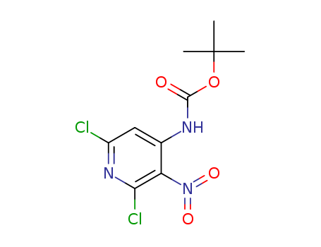 tert-butyl (2,6-dichloro-3-nitropyridin-4-yl)carbamate