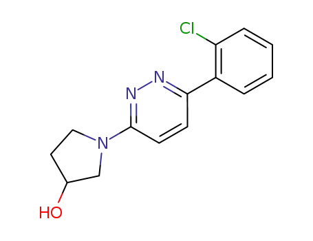 1-(6-(2-Chlorophenyl)-3-pyridazinyl)-3-pyrrolidinol