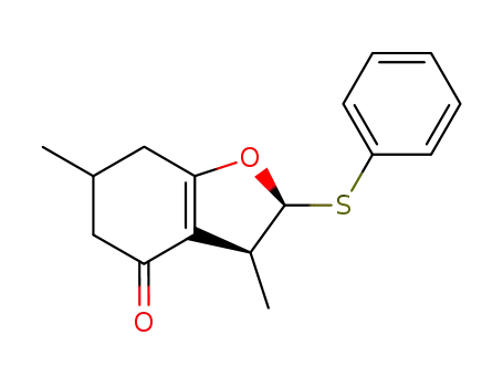 (Z)-2-(phenylthio)-3-methyl-4-oxo-6-methyl-2,3,4,5,6,7-hexahydrobenzofuran