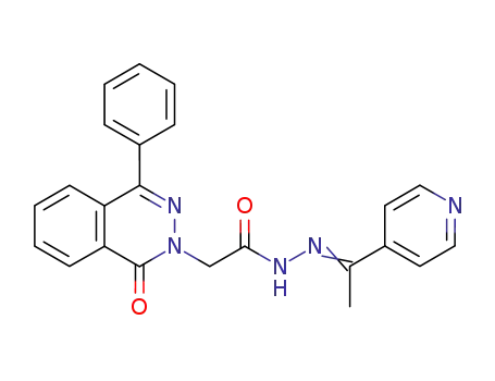 (1-Oxo-4-phenyl-1H-phthalazin-2-yl)-acetic acid [1-pyridin-4-yl-eth-(E)-ylidene]-hydrazide
