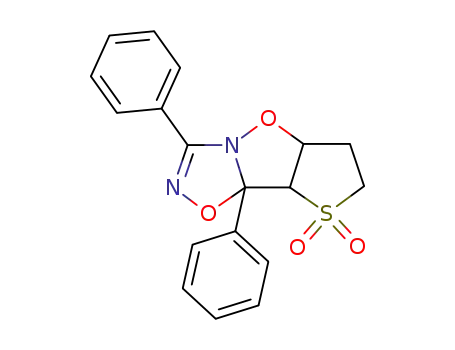 3,8b-Diphenyl-6,7,8a,8b-tetrahydro-5aH-thieno[2',3':4,5]isoxazolo[2,3-d][1,2,4]oxadiazole 8,8-dioxide