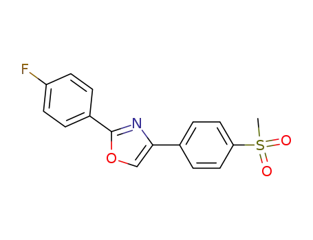 2-(4-fluorophenyl)-4-[4-(methylsulfonyl)-phenyl]-1,3-oxazole