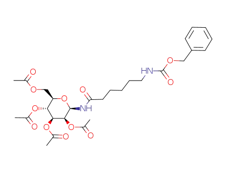 2,3,4,6-tetra-O-acetyl-N-<(6-benzyloxycarbonylamino)hexanoyl>-β-D-mannopyranosylamine