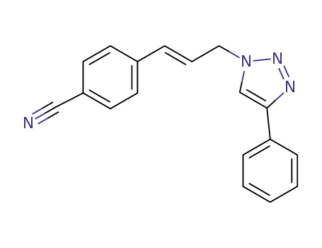 (E)-4-phenyl-1-(3-(4-vinylphenyl)allyl)-1H-1,2,3-triazole
