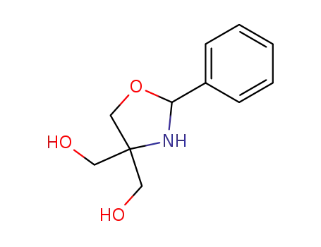 Molecular Structure of 94885-35-5 (4,4-Oxazolidinedimethanol, 2-phenyl-)