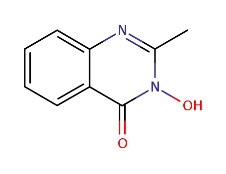 Molecular Structure of 1010-70-4 (3-hydroxy-2-methylquinazolin-4(3H)-one)