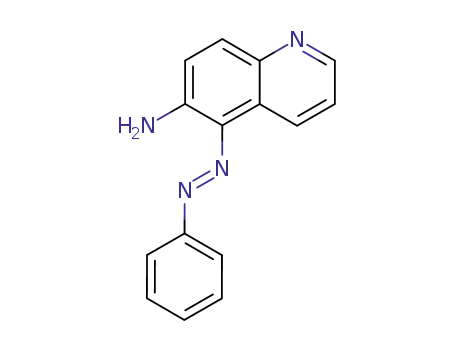 Molecular Structure of 7731-55-7 (5-phenylazo-[6]quinolylamine)