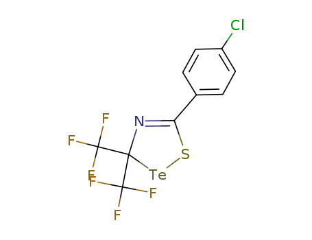 5-(4-Chlorphenyl)-3,3-bis(trifluormethyl)-3H-1,2,4-thiatellurazol