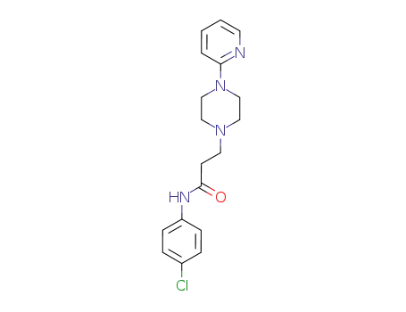 N-(4-Chloro-phenyl)-3-(4-pyridin-2-yl-piperazin-1-yl)-propionamide