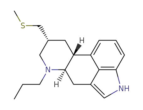 Molecular Structure of 66104-22-1 (Pergolide)