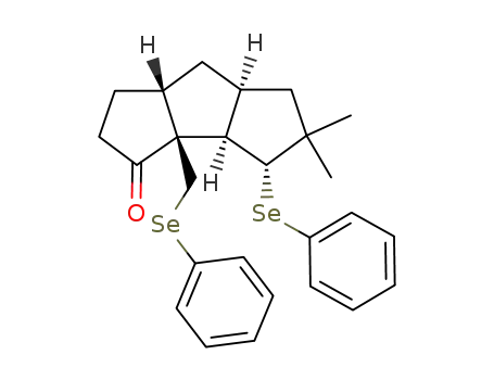 cis-anti-cis-4,4-dimethyl-1β-phenylselenomethyl-3α-phenylselenotricyclo<6.3.0.0<sup>2,6</sup>>undecan-11-one