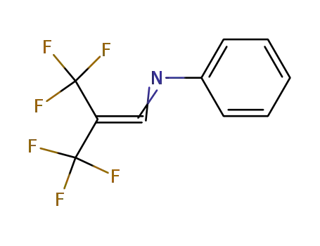 Benzenamine, N-[3,3,3-trifluoro-2-(trifluoromethyl)-1-propenylidene]-