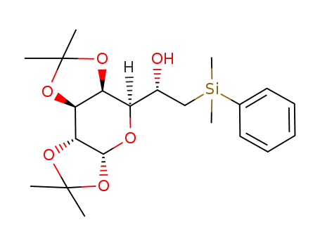 7-Deoxy-1,2:3,4-di-O-isopropylidene-7-(phenyldimethylsilyl)-D-glycero-α-D-galacto-heptopyranose