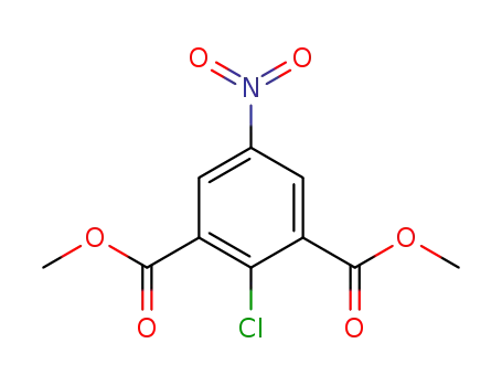 Molecular Structure of 87350-69-4 (1,3-Benzenedicarboxylic acid, 2-chloro-5-nitro-, dimethyl ester)
