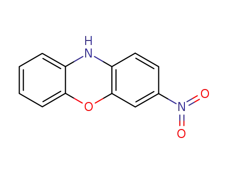 Molecular Structure of 20464-44-2 (10H-Phenoxazine, 3-nitro-)