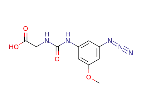 Glycine, N-[[(3-azido-5-methoxyphenyl)amino]carbonyl]-