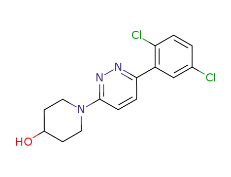 4-Piperidinol, 1-(6-(2,5-dichlorophenyl)-3-pyridazinyl)-