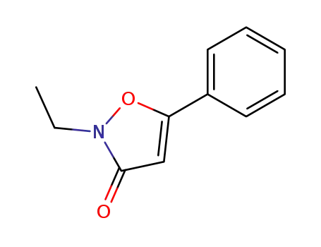 Molecular Structure of 945-59-5 (3(2H)-Isoxazolone, 2-ethyl-5-phenyl-)