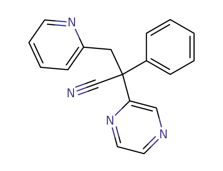 2-Phenyl-2-pyrazin-2-yl-3-pyridin-2-yl-propionitrile