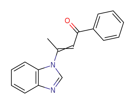 2-Buten-1-one, 3-(1H-benzimidazol-1-yl)-1-phenyl-
