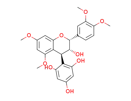 2-[(2R,3R,4S)-2-(3,4-Dimethoxy-phenyl)-3-hydroxy-5,7-dimethoxy-chroman-4-yl]-benzene-1,3,5-triol