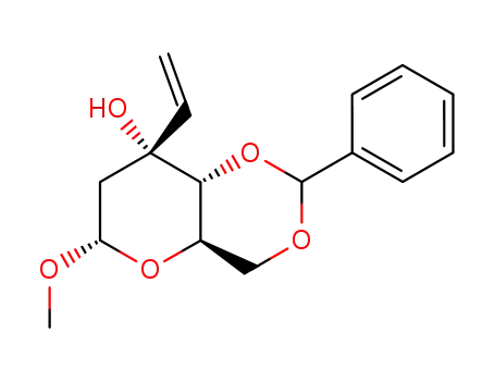 methyl 4,6-O-benzylidene-2-deoxy-3-C-vinyl-α-D-ribo-hexopyranoside