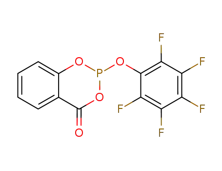 4H-1,3,2-Benzodioxaphosphorin-4-one, 2-(pentafluorophenoxy)-
