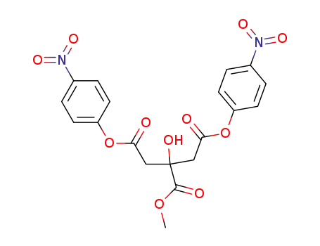 3-Hydroxy-3-methoxycarbonyl-pentanedioic acid bis-(4-nitro-phenyl) ester