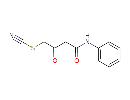 Molecular Structure of 117534-53-9 (Thiocyanic acid, 2,4-dioxo-4-(phenylamino)butyl ester)