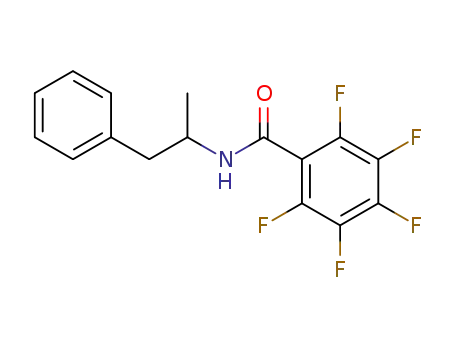 N-(1-Methyl-2-phenylethyl)-2,3,4,5,6-pentafluorobenzamide