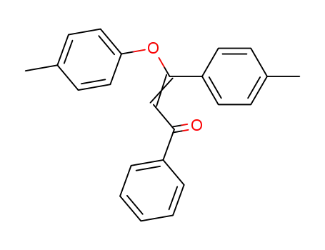 1-phenyl-3-(p-tolyl)-3-(p-methyl)phenoxy-2-propen-1-one