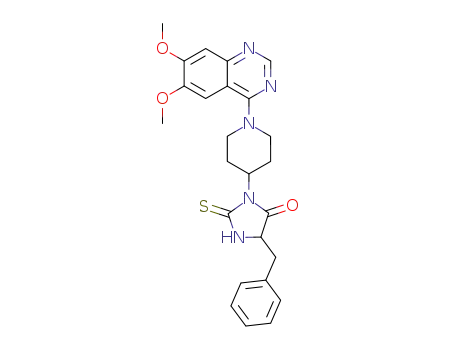 4-Imidazolidinone,
3-[1-(6,7-dimethoxy-4-quinazolinyl)-4-piperidinyl]-5-(phenylmethyl)-2-thi
oxo-
