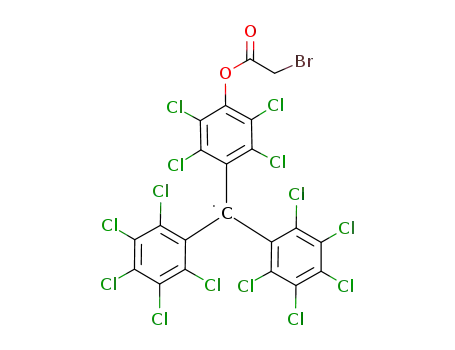 4-(bromoacetoxy)tetradecachlorotriphenylmethyl radical