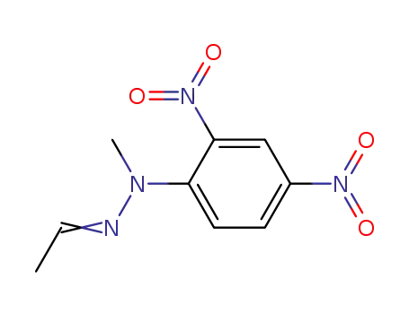 Molecular Structure of 62055-74-7 (Acetaldehyde, (2,4-dinitrophenyl)methylhydrazone)