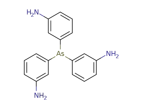 Molecular Structure of 6973-95-1 (3-bis(3-aminophenyl)arsanylaniline)