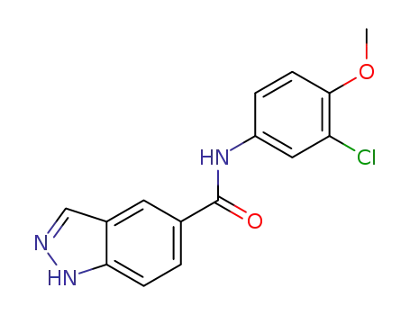N-(3-chloro-4-methoxyphenyl)-1H-indazole-5-carboxamide
