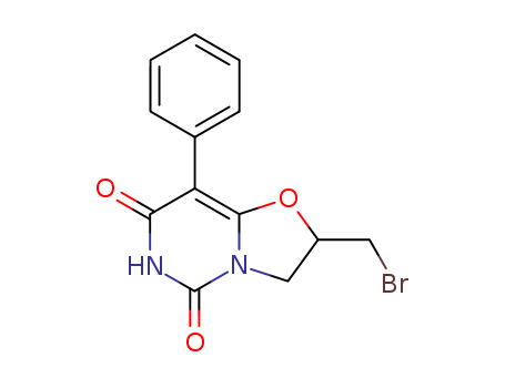 5H-Oxazolo[3,2-c]pyrimidine-5,7(6H)-dione,2-(bromomethyl)-2,3-dihydro-8-phenyl- cas  30345-99-4