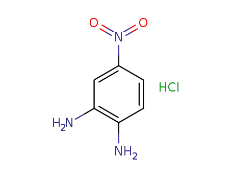 Molecular Structure of 6219-77-8 (4-nitrobenzene-1,2-diamine dihydrochloride)