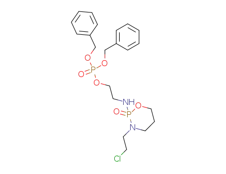 3-(2-chloroethyl)-N-<2-<bis(benzyloxyphosphinyl)oxy>ethyl>tetrahydro-2H-1,3,2-oxazaphosphorin-2-amine 2-oxide