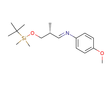 [(R)-3-(tert-Butyl-dimethyl-silanyloxy)-2-methyl-prop-(E)-ylidene]-(4-methoxy-phenyl)-amine